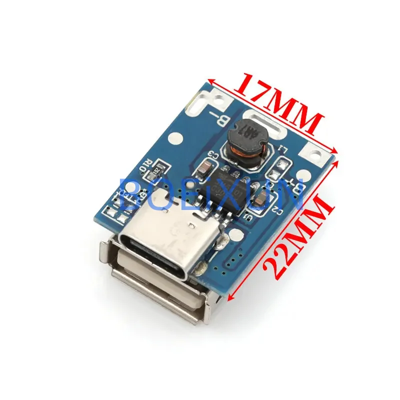 Stlxy 5V Boost Converter Step-Up Power Module Lithium Battery Charging Protection Board LED Display USB For DIY Charger 134N3P