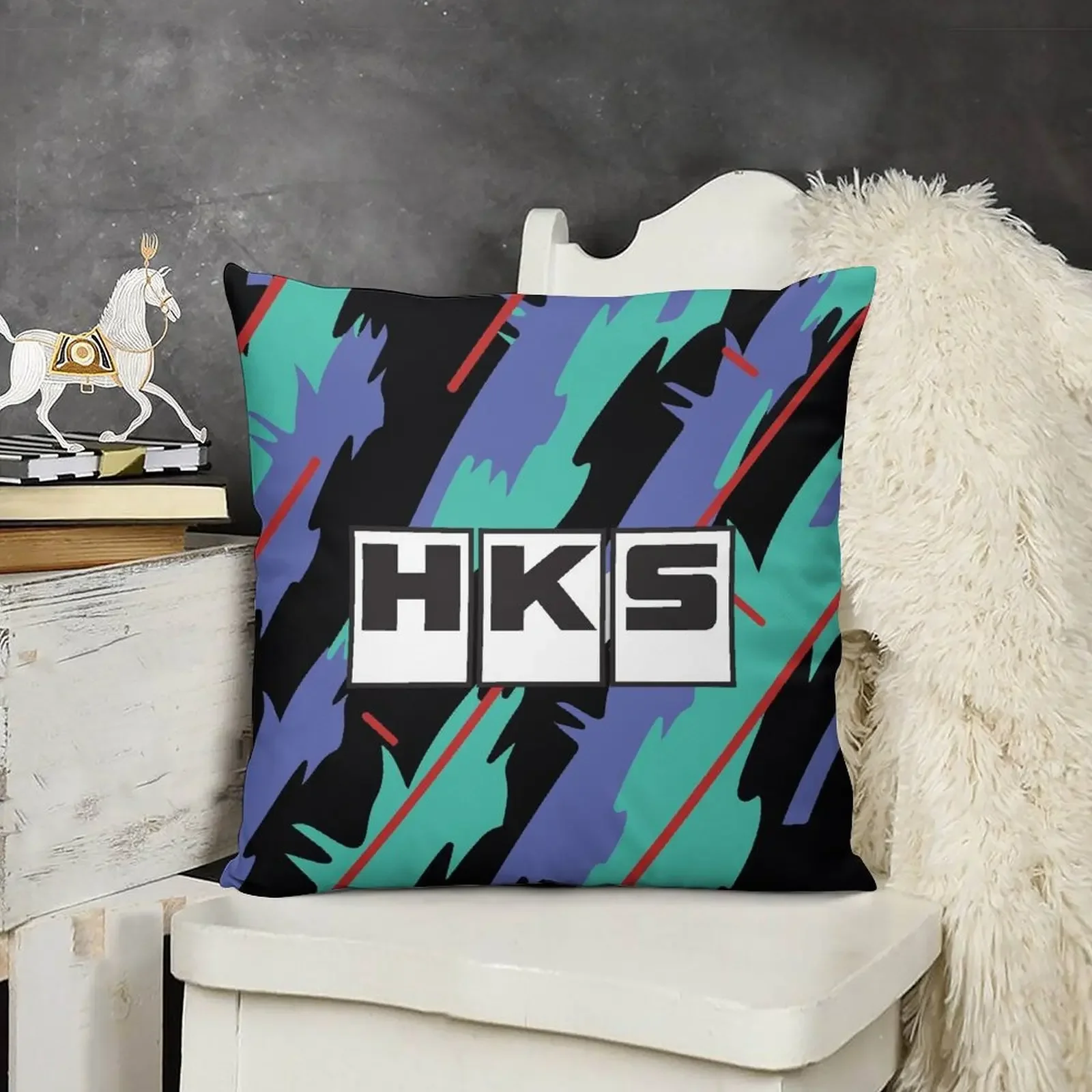 

HKS Retro Pattern Throw Pillow Sofa Covers Room decorating items pillow