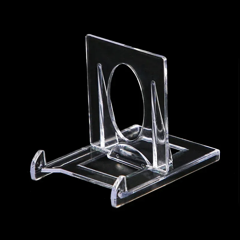 4/1PCS Display Stand Clear Acrylic Display Easels Adjustable Plastic Plate Holder Stand Picture Frames Rack Wedding Home Decor