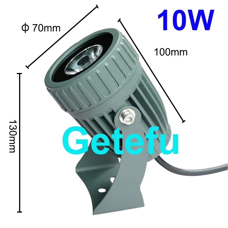 10 W LED-Strahler, Wandwaschlichter, wasserdicht, schmaler Strahl, Flutlicht, 180 Grad verstellbar, für Gebäudelandschaften – Detail 9
