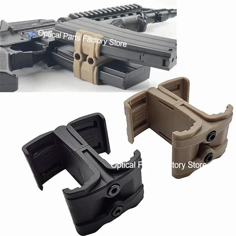 Tactical Clip Rifle Dual Parallel Magazine Connector For AK AR15 M4 MP5 Airsoft Mag Parallel Connector Clamp Hunting Accessorie