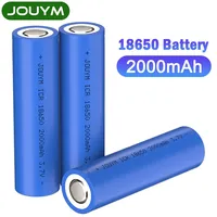 100% Original 2000mAh 18650 Battery 3.7V ICR 18650 Rechargeable Lithium Batteries