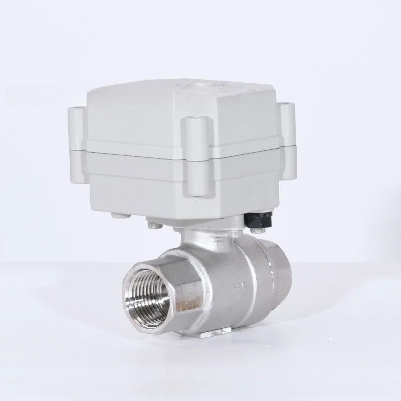 For Miniature Electric Valve, Full Size 304 Stainless Steel, with Indicated 1/2 Electric Ball Valve DN15