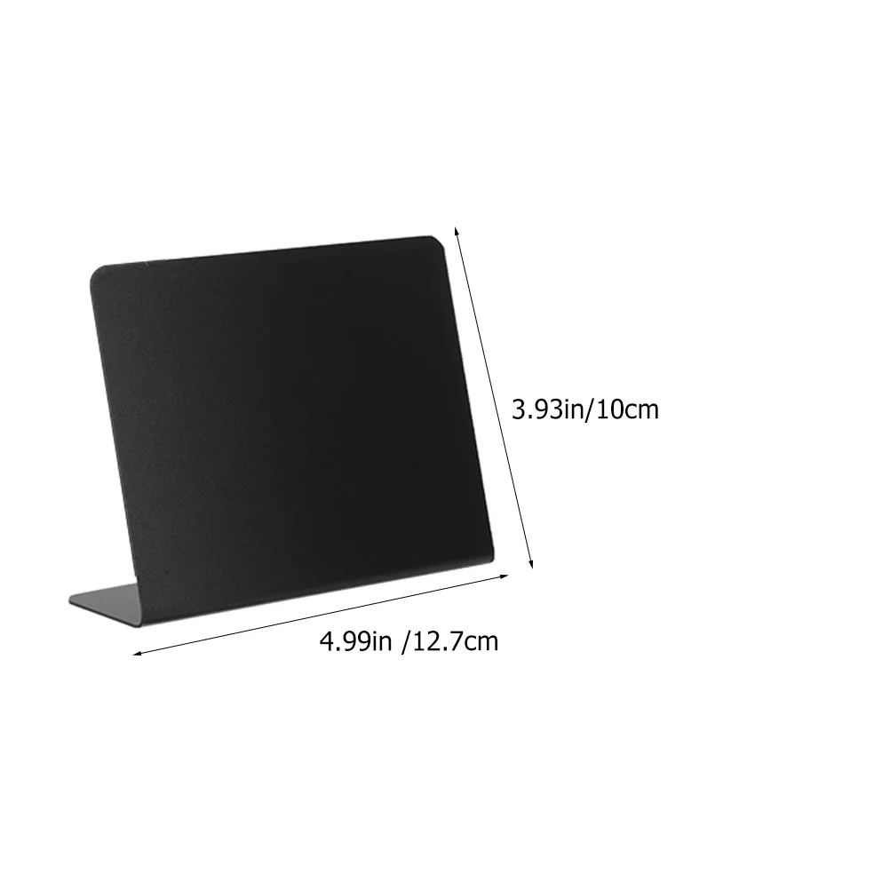 12 pçs quadros multifuncionais escrita para mesa de restaurante portátil leve placas de memorando mini quadros negros