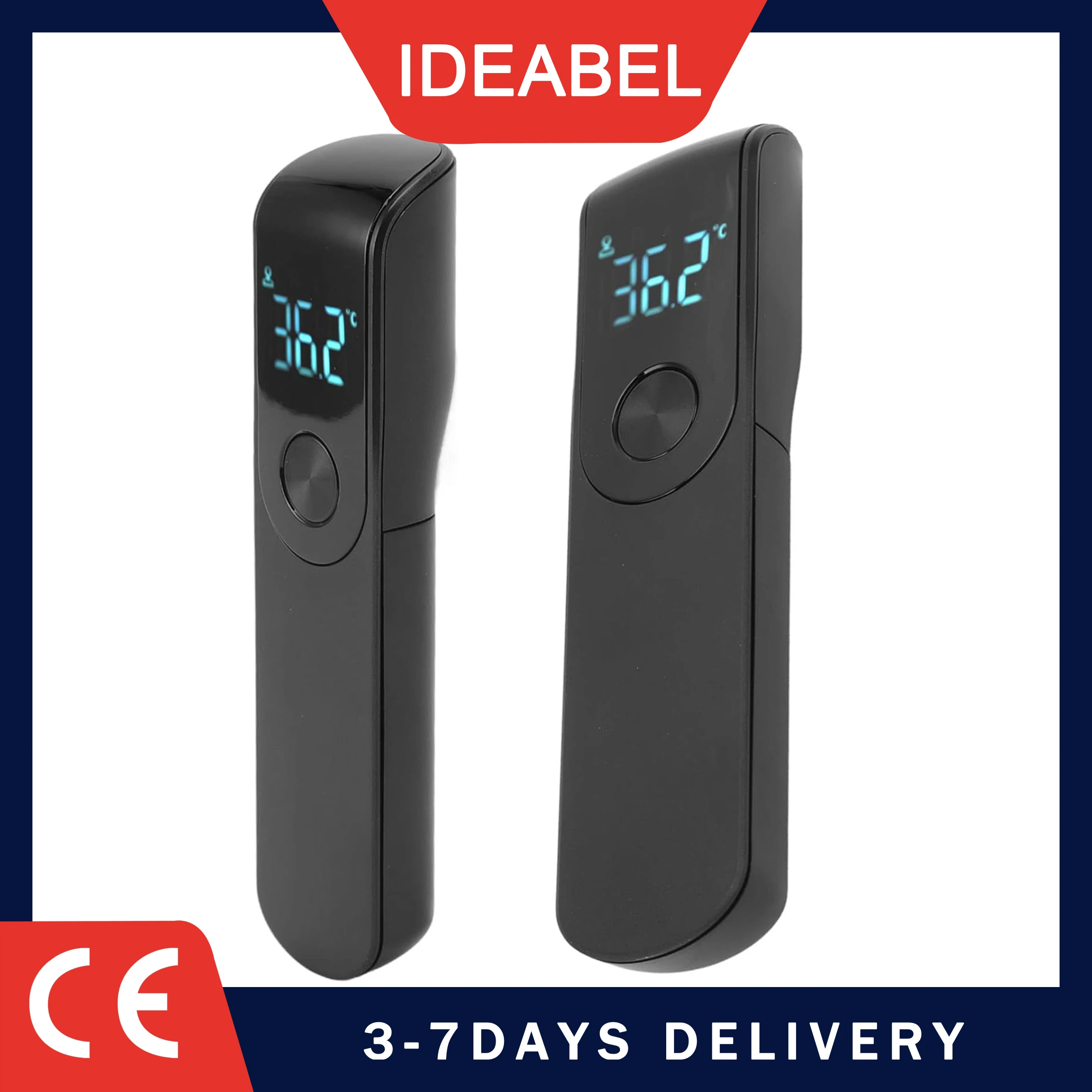 

IDEABEL Infrared Fever Thermometer Medical Household Digital LCD Infant Adult Non-contact Laser Body Temperature Ear Thermometer