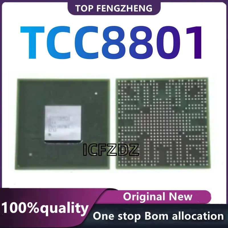 100%New original TCC8801 8801 TCC8801-OAX TCC8801-0AX BGA Chipset Integrated circuit IC chip common fault chip