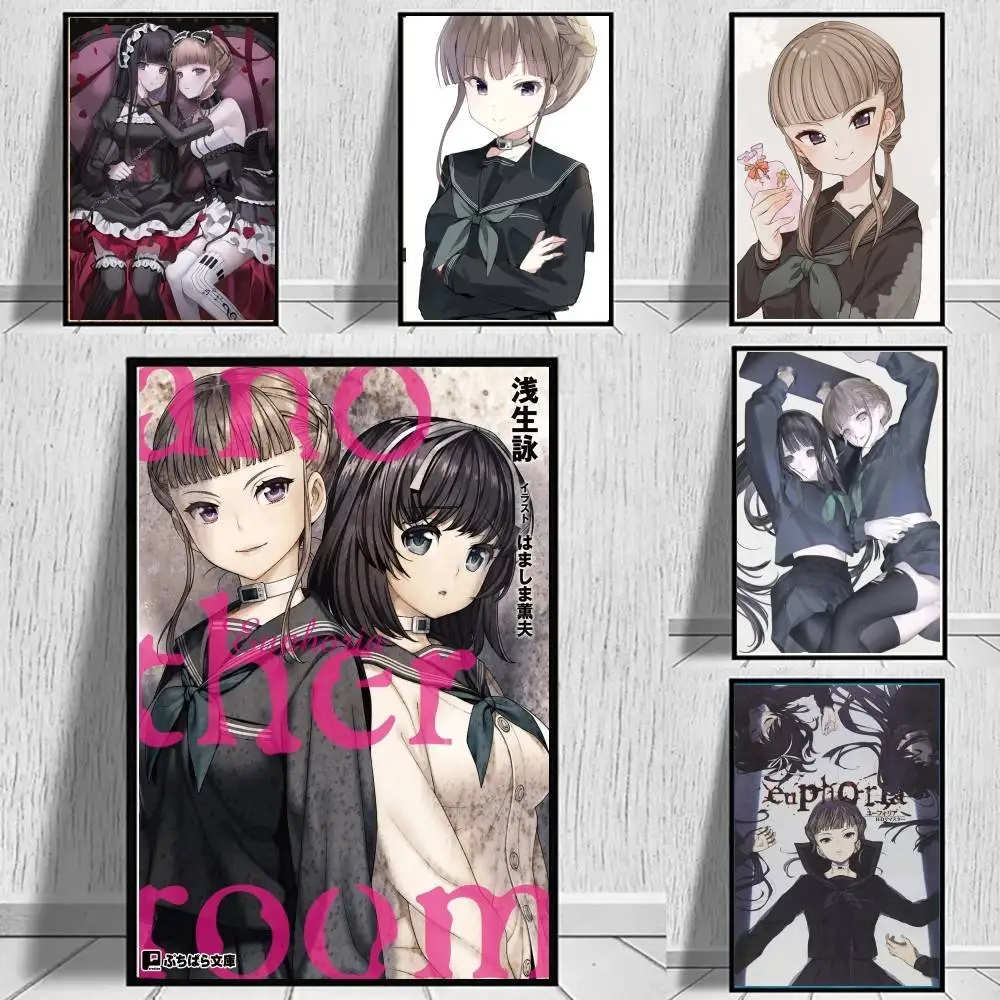 Game E-Euphoria Anime Posters Living Room Bar Cafe Quality Canvas Vintage Style Comics Painting Art Home Wall Decor Picture