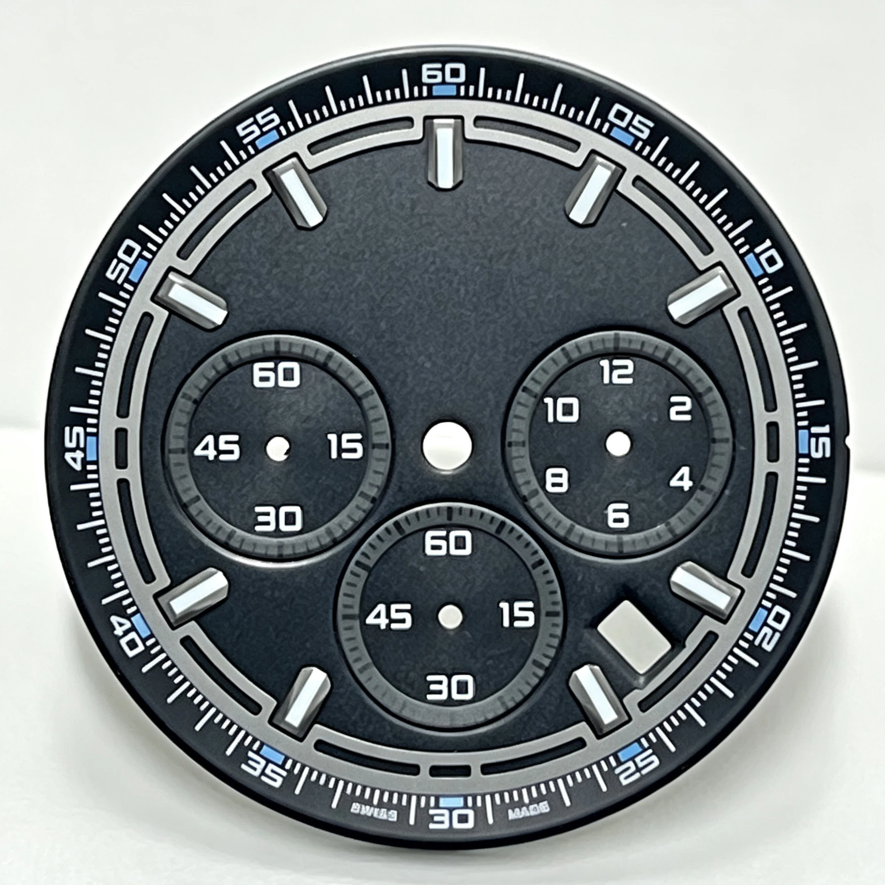 35.5mm VK63 Dial, 42mm VK63 Case, Available in Black or Silver Grey, VK63 Pointer Accessories for Repair and Replacement