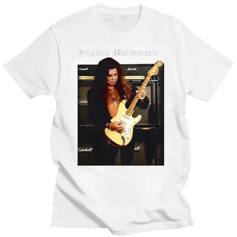 Designer T Shirts Men'S Crew Neck Fashion Short Yngwie Malmsteen Heavy Guitarist T Shirts 012957 2024 new arrival fashion