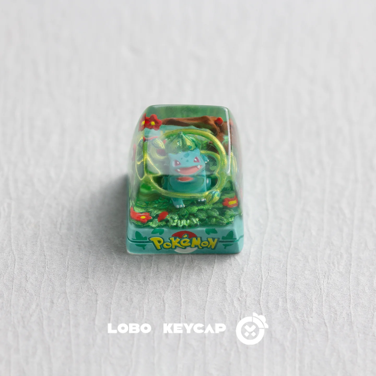 Pokemon Pikachu Transparente Esc-Tastenkappe Tastaturzubehör Anime Niedliche Harz-Schrumpfkleber Handgefertigte Tastenkappen Anime-Fans Geschenk
