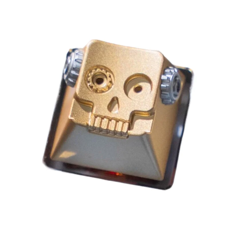 3D skull aluminum alloy keycap, personalized keycap