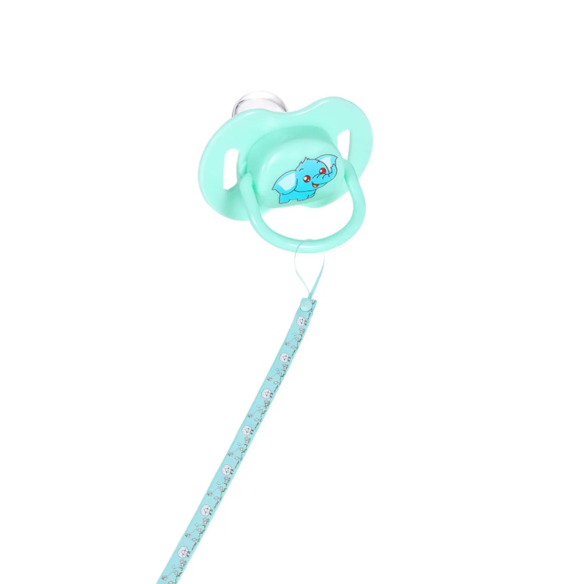 

6 PCS Pacifer Clips Adjustable Pacifier Baby Teething Metal Suspender Infant Strap