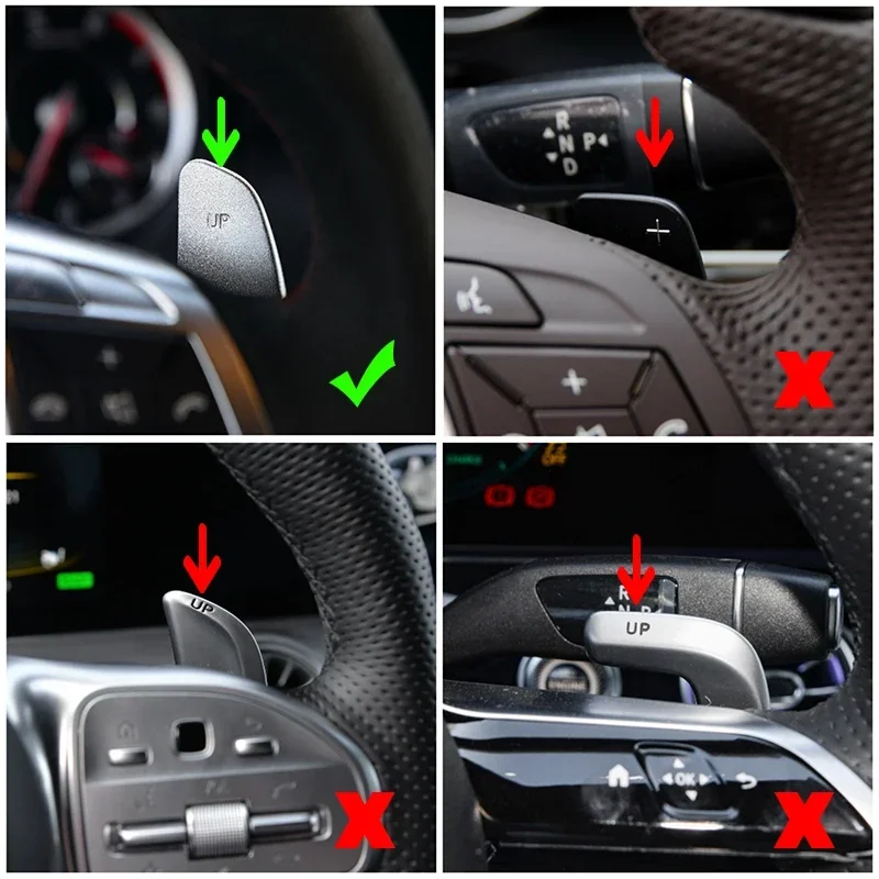 For Mercedes-Benz AMG steering wheel paddle shift C63 E43 A45 C65 G63 G65 GLA45 SLK55 CLS63 SL65 GL63 ML63 E63 S63 accessories 3