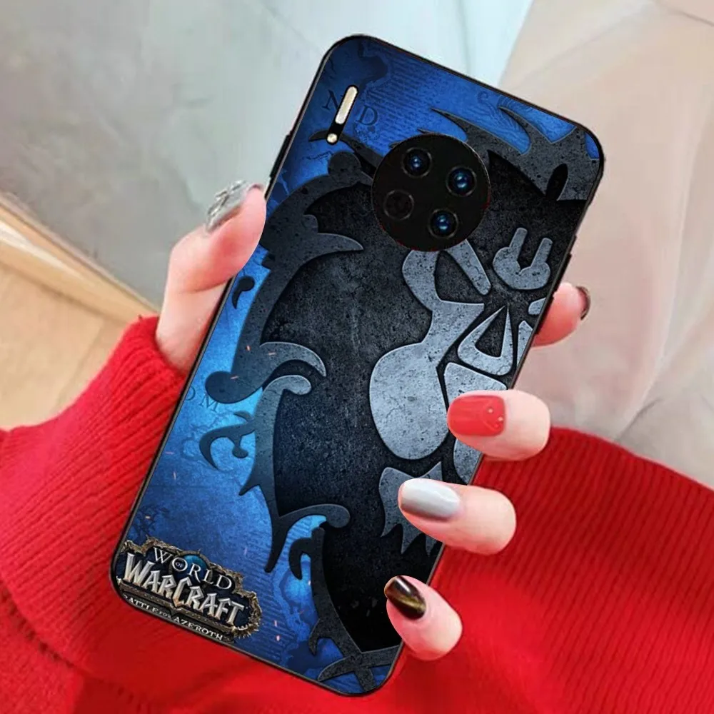 Warcrafts Of World W-WOW Game Phone Case For Huawei Mate 10 20 30 40 50 Lite Pro Nova 3 3i 5 6 SE 7 Pro 7SE