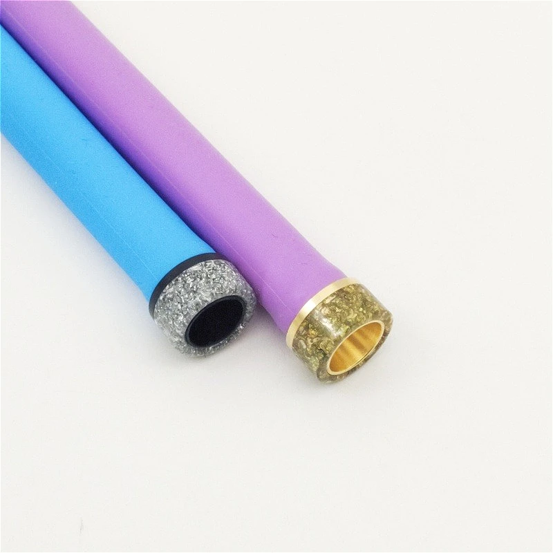 1PC Large Bore 810 Drip Tip Stainless Steel Resin POM with Star Spot Straw Joint - view 2