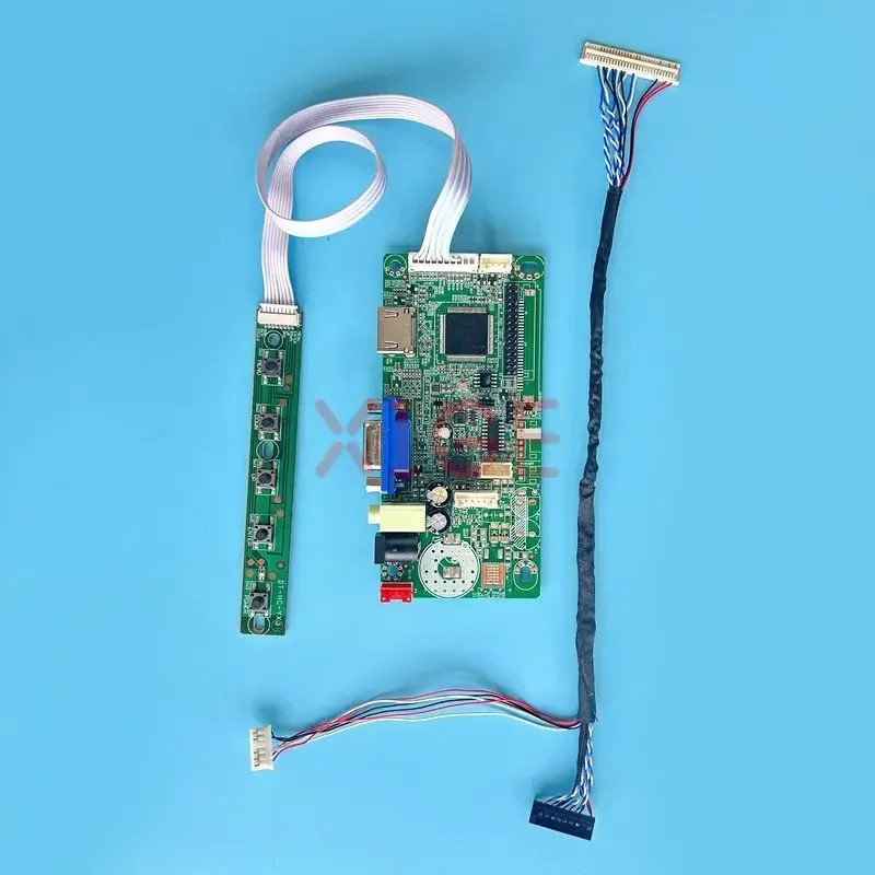 

LCD Monitor Driver Controller Board Fit HSD100IFW4 HSD101PFW2 1024*600 Matrix Kit VGA 30-Pin LVDS HDMI-Compatible Speaker 10.1"