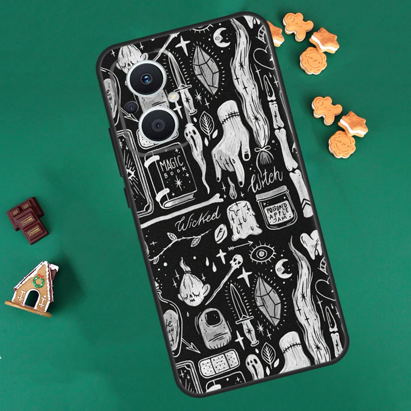 MAGIC Witchcraft  Witch Sailor Case For OPPO Reno 8 10 Pro 4Z 5Z 8T 4 5 6 7 Lite OPPO Find X6 Pro X3 X2 Neo X5 Lite Cover