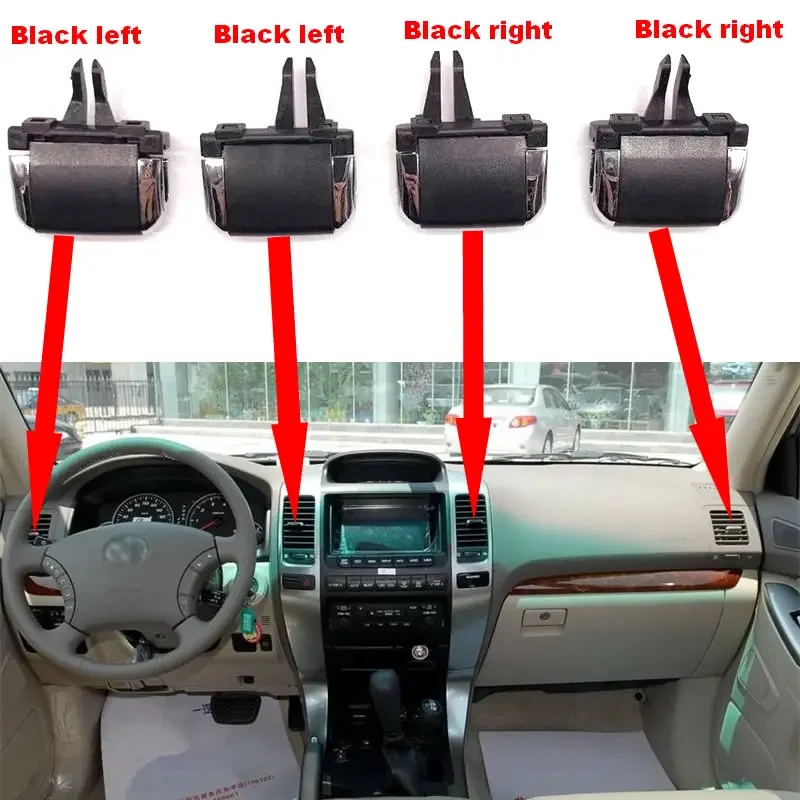 For Toyota Land Cruiser Prado LC120 2003-2009 Air Conditioner Outlet A/C Air Conditioning Vents Tab Clip Repair Kit Accessories