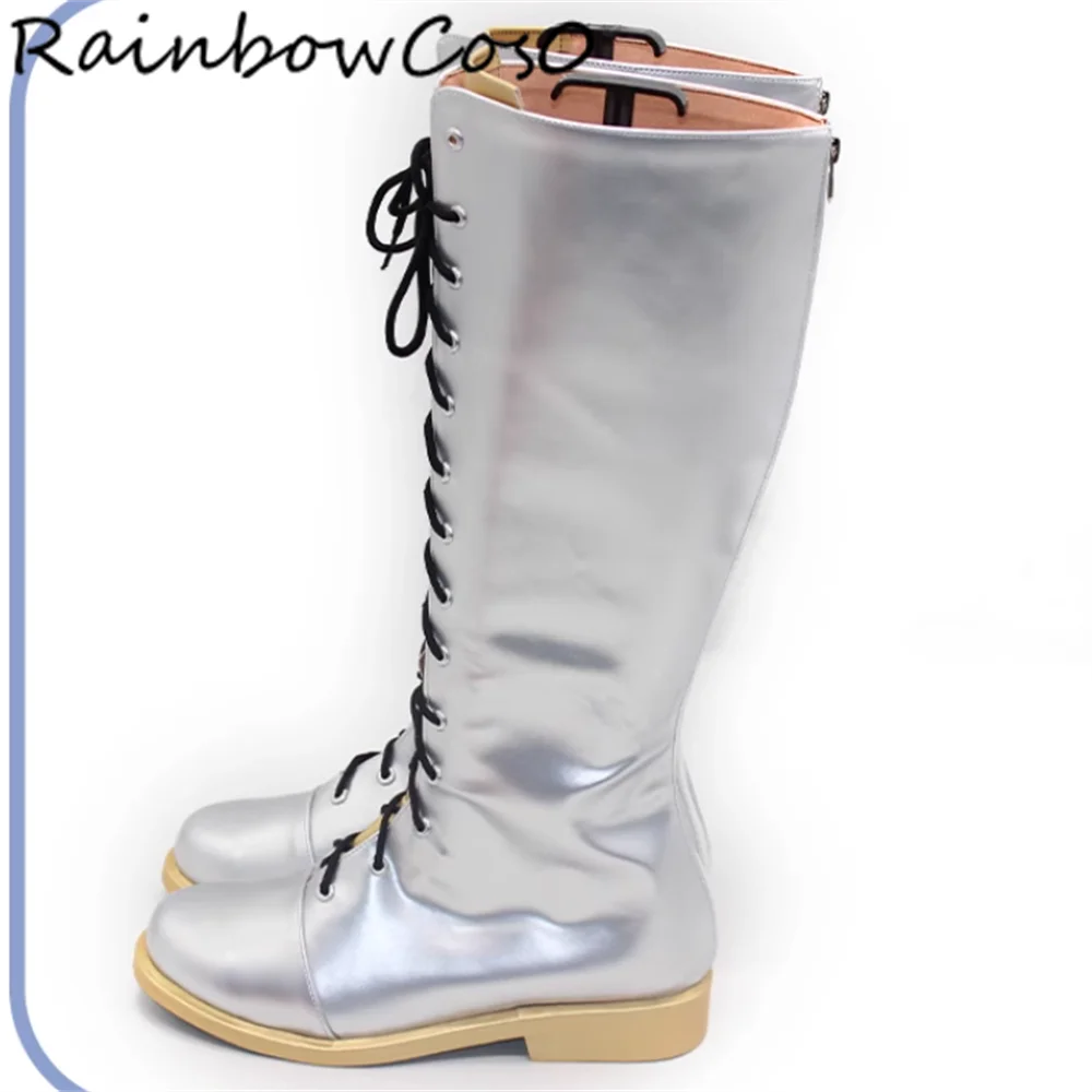 รูมิคอสเพลย์รองเท้าบู๊ทส์เกมอะนิเมะปาร์ตี้ฮาโลวีนเรนโบว์คอส 0 W5028