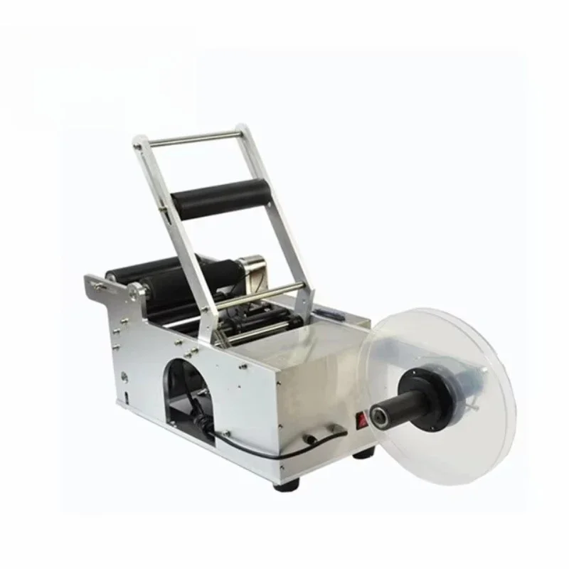 

MT-50 semi-automatic self-adhesive labeling machine, industrial labeling machine, round bottle labeling machine