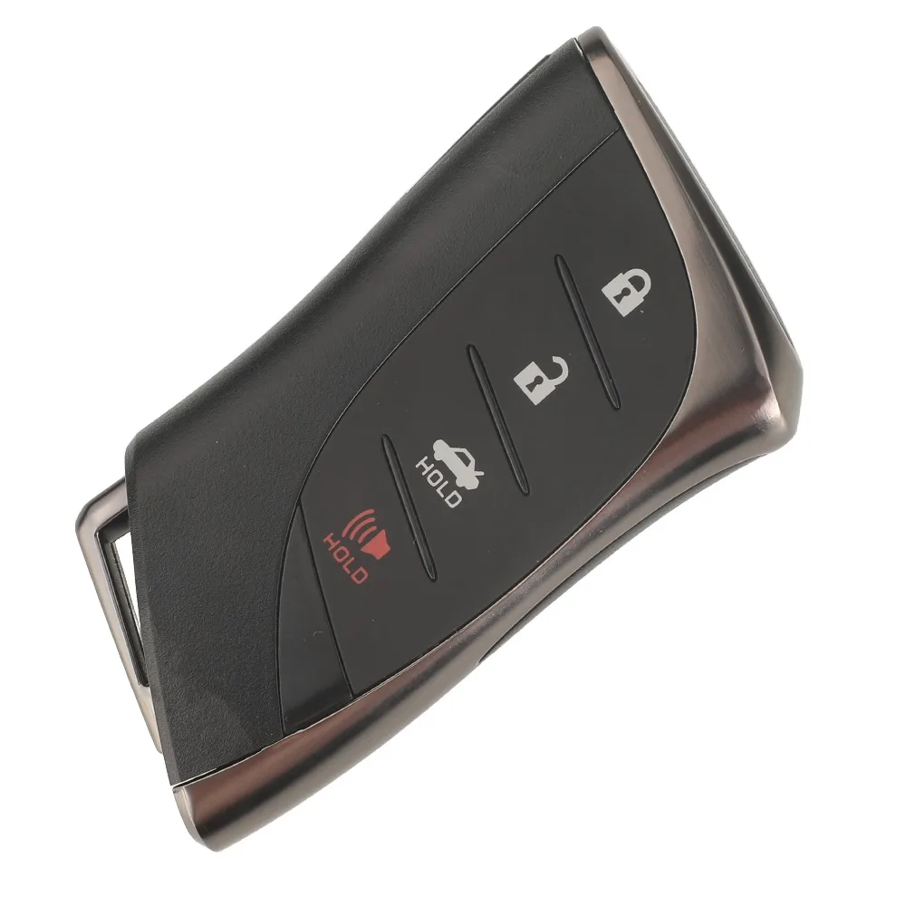 Jingyuqin 4-кнопочный чехол с дистанционным управлением для смарт-ключателя автомобиля для Lexus LX600 NX250 NX350 LS500 NX F LX RX UX GX Сменный брелок