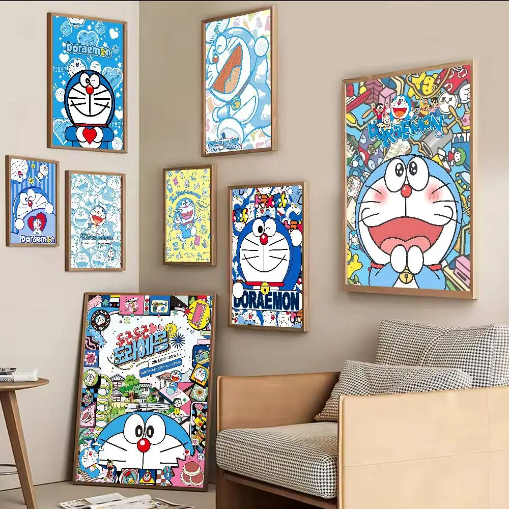 Cartoon D-Doraemons Whitepaper Poster Waterproof Paper Stick