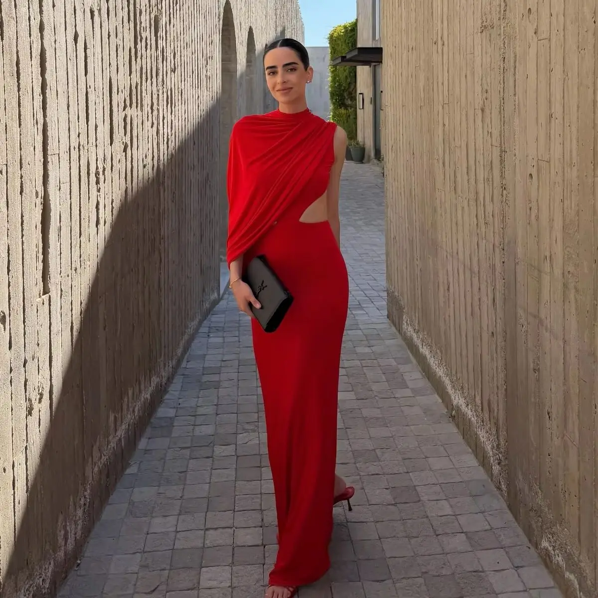 Chic Feminine Dress Sexy Stylish Modern Statement Elegant Women Dresses Vintage Evening Party Wedding Guest Streetwear