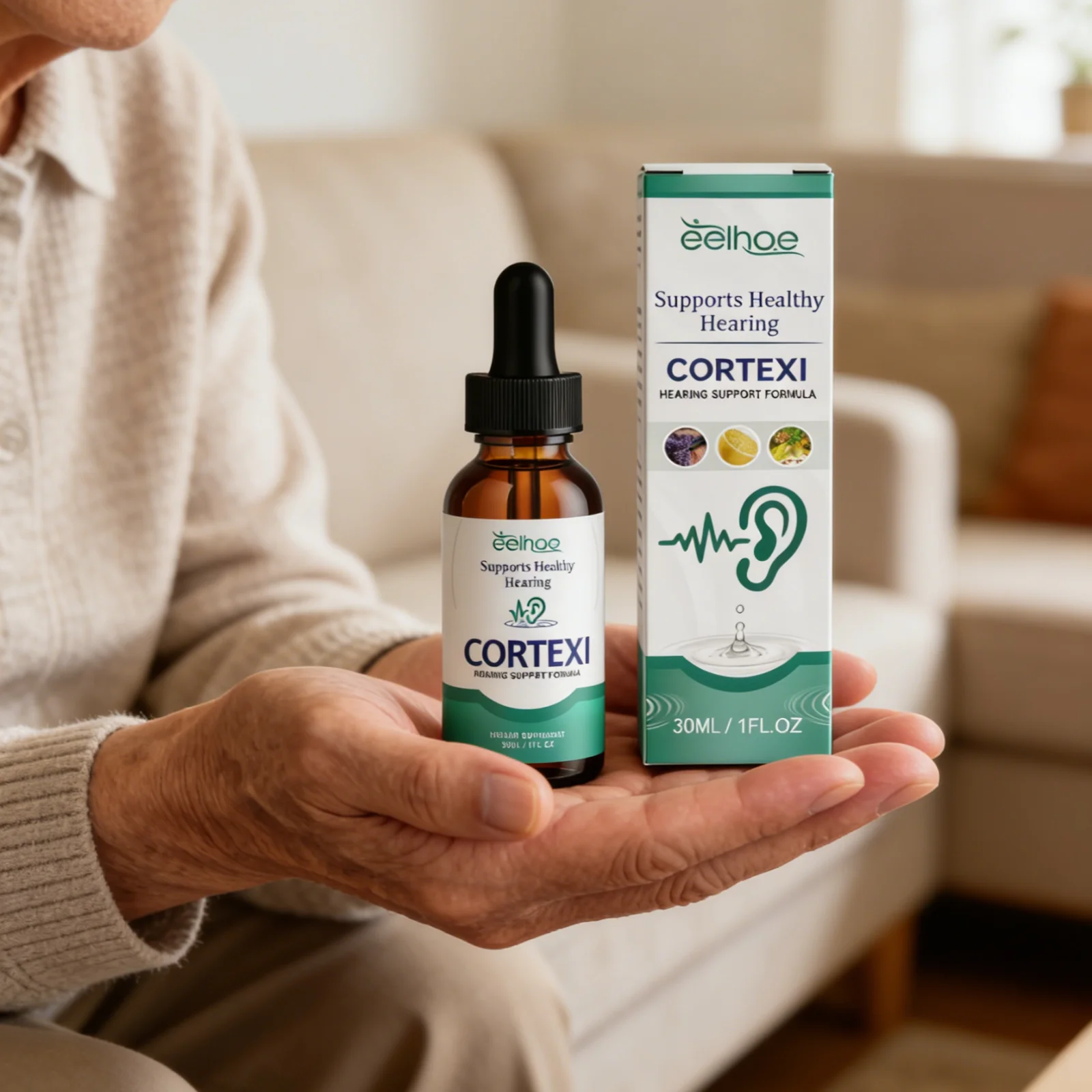 EELHOE Ear Care Drops Soothing Ear Ringing Relieving Remove Earwax Maintain Health Gentle Formula Hearing Support Liquid Drops