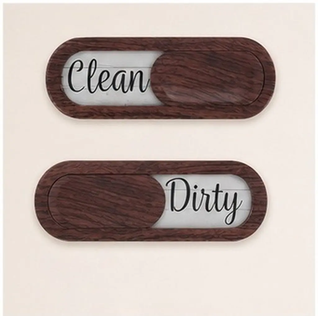 Dishwasher Dirty Indicator Magnet – Acrylic ABS Magnetic Kitchen Appliance Sign