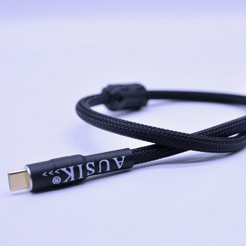 HiFi 2.0 USB Type A To C Data Cable / Canare Audio Cable for PC MP3 CD DVD Amplifier DAC AUSIK AS016