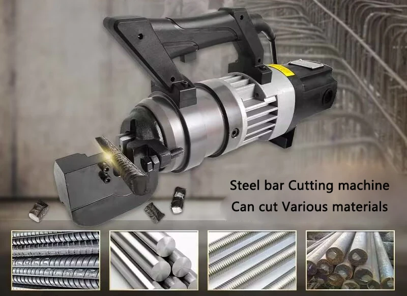 Portable Steel bar Cutter RC-22C/25C/28C Electric hydraulic Rebar Cutting machine 4-22mm/8-25mm/8-28mm