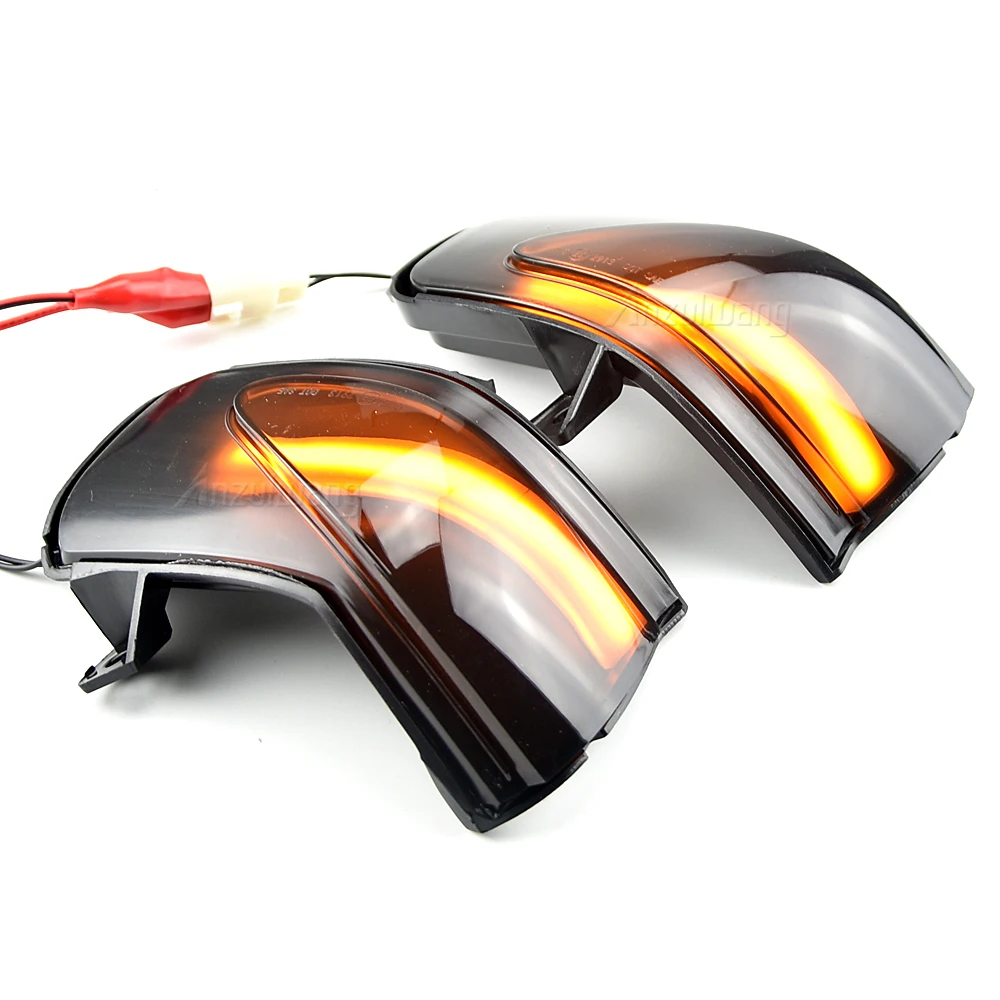 2PCS Rearview Mirror Dynamic LED Indicator Lamps For INSIGHT Honda Fit Jazz GE6 GE8 2009-2014