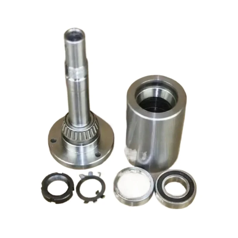 80/100/125/160 small lathe spindle, high-strength screw connection, woodworking lathe, headstock assembly, with flange
