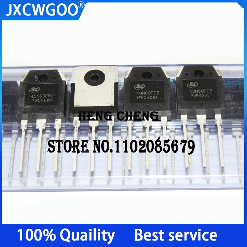 10PCS 100%New Original SGT40N60FD2PN 40N60FD2 TO-247 IGBT tube/module