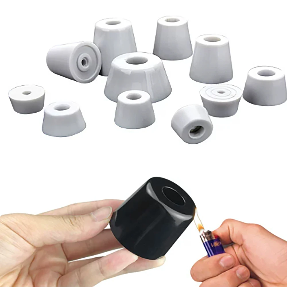White Rubber Foot Pad 31/32/35/36/47/50mmShock-Absorbing Anti Slip Furniture Foot Pad Table&Chair Leg Protection Cover Furniture