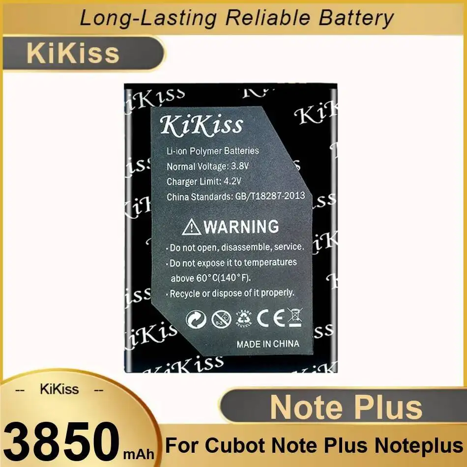 

Аккумулятор мобильного телефона емкостью 3850 мАч, надежное питание для Cubot Note Plus