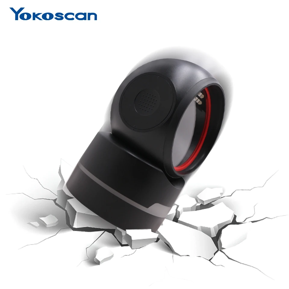 MP6800 High Quality Qr Code Wired Barcode Scanner Scanning Machine 2D Desktop Scanner Bar Code Scanner for Supermarket