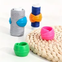 Silicone Bobbin Small Spool Silicone Bobbin Clip Line Head Off Spool Fixed Clip Sewing Tool