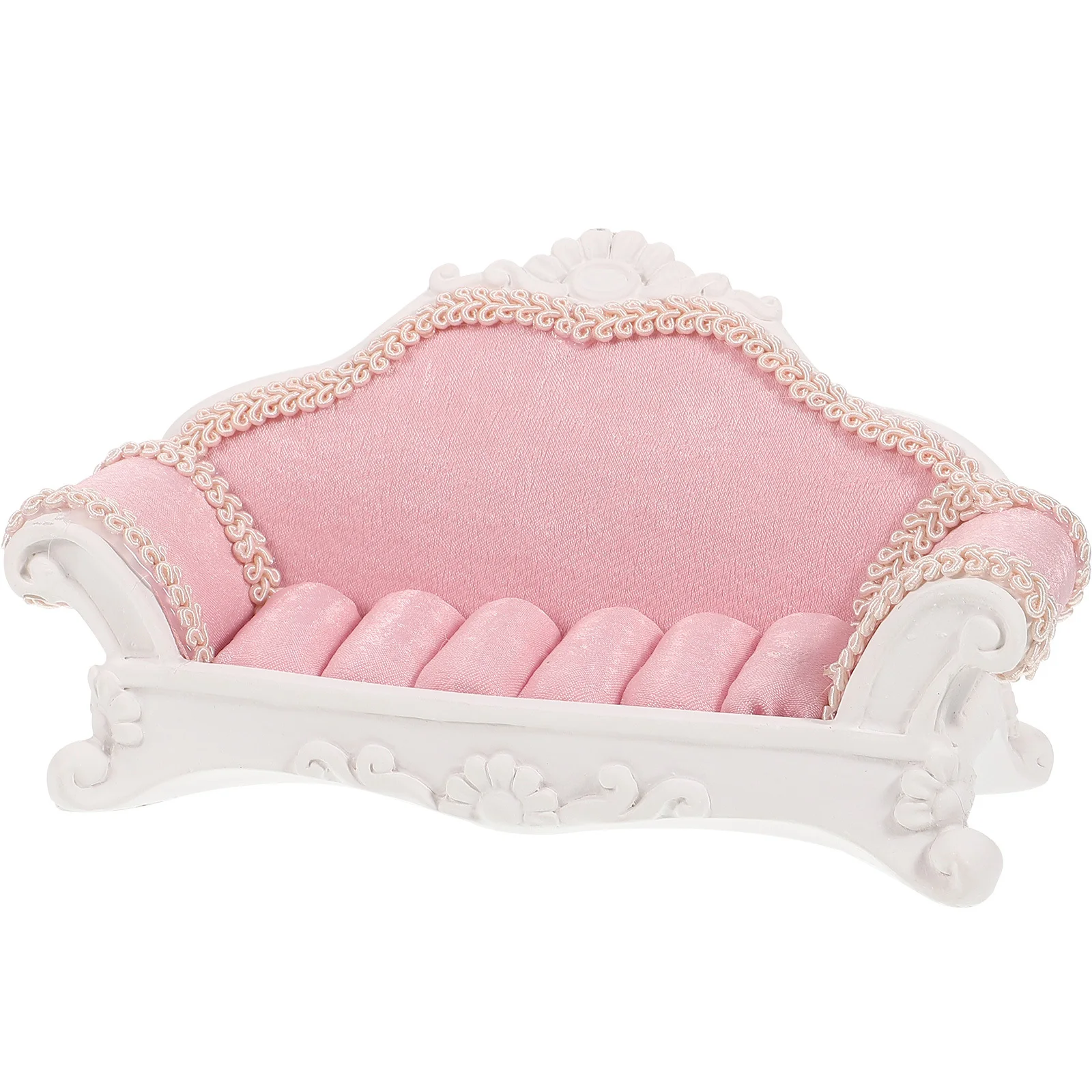 Jewelry Display Stand Sofa Shape Ring Holder For Earrings Rings Organizer Decorative Countertop Adornment Lightweight Storage