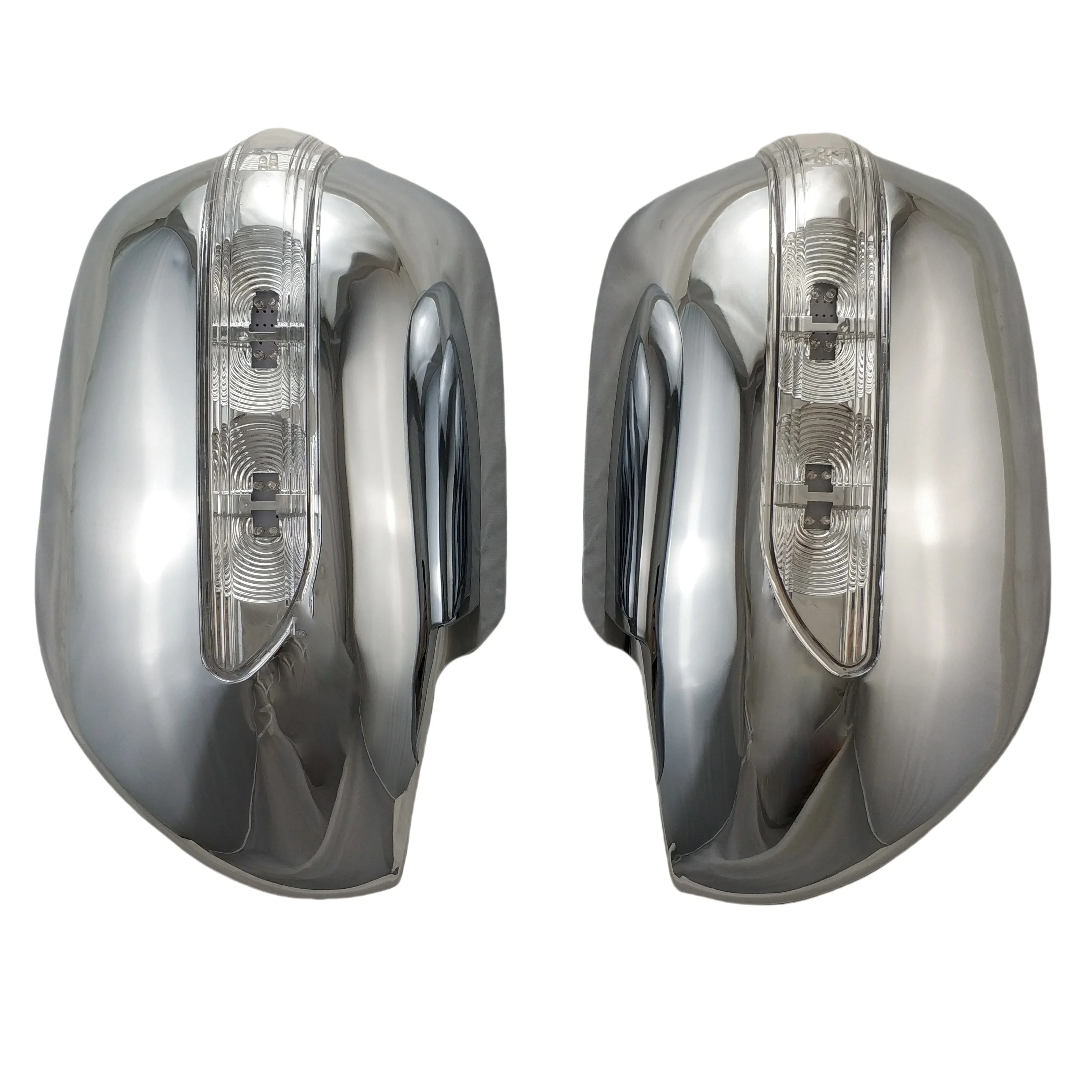 Sophisticated Car Exterior ABS Chrome Door Mirror Cover With LED For Toyota Hiace Commuter 2008 2009 2010 2012 2014 2016 2018