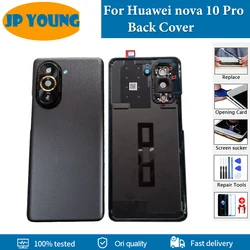 Original Back Cover For Huawei nova 10 Pro Back Battery Cover GLA-AL00 GLA-LX1 Housing Door Rear Case Replacement Parts