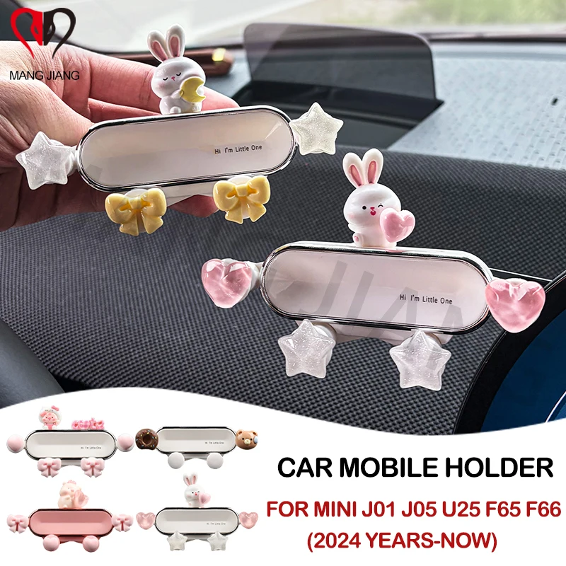 

Car Mobile Phone Holder For Mini J01 EV J05 Aceman U25 Countryman F65 F66 F67 Mobile GPS Bracket Mount Interior Accessories
