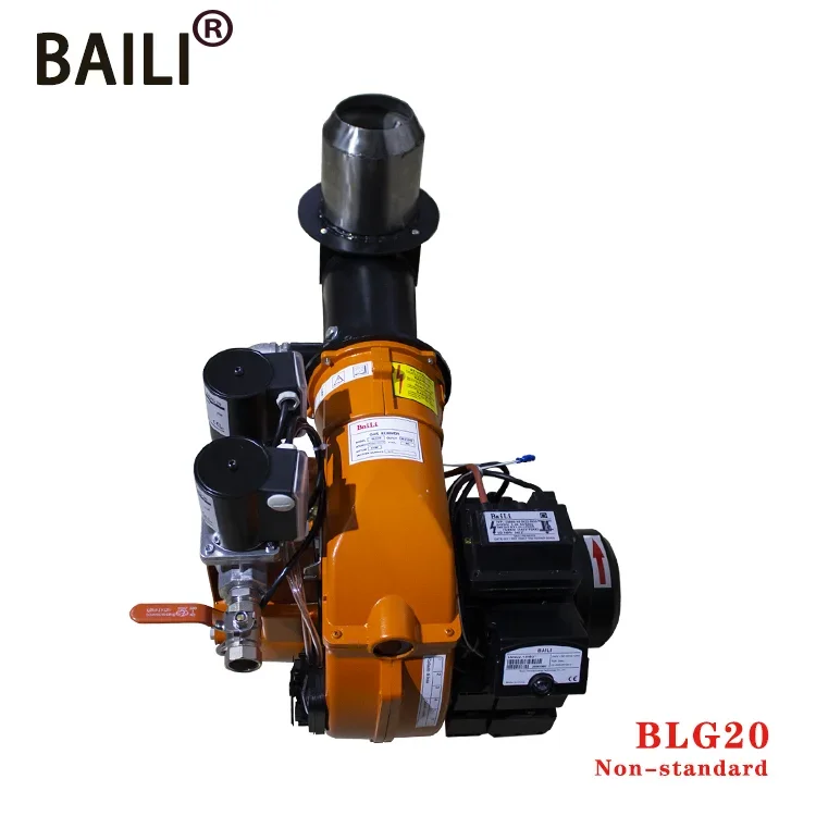 Best price BAILI BLG20-1 single-stage double solenoid valve burner natural gas liquefied for boiler food dry
