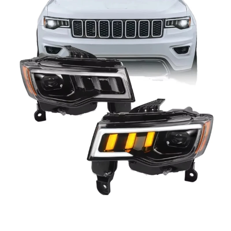 

For Car LED Headlight Head Lamp For Grand Cherokee 2017 2018 2019 2020 2021 Auto Lighting Systems Headlamp