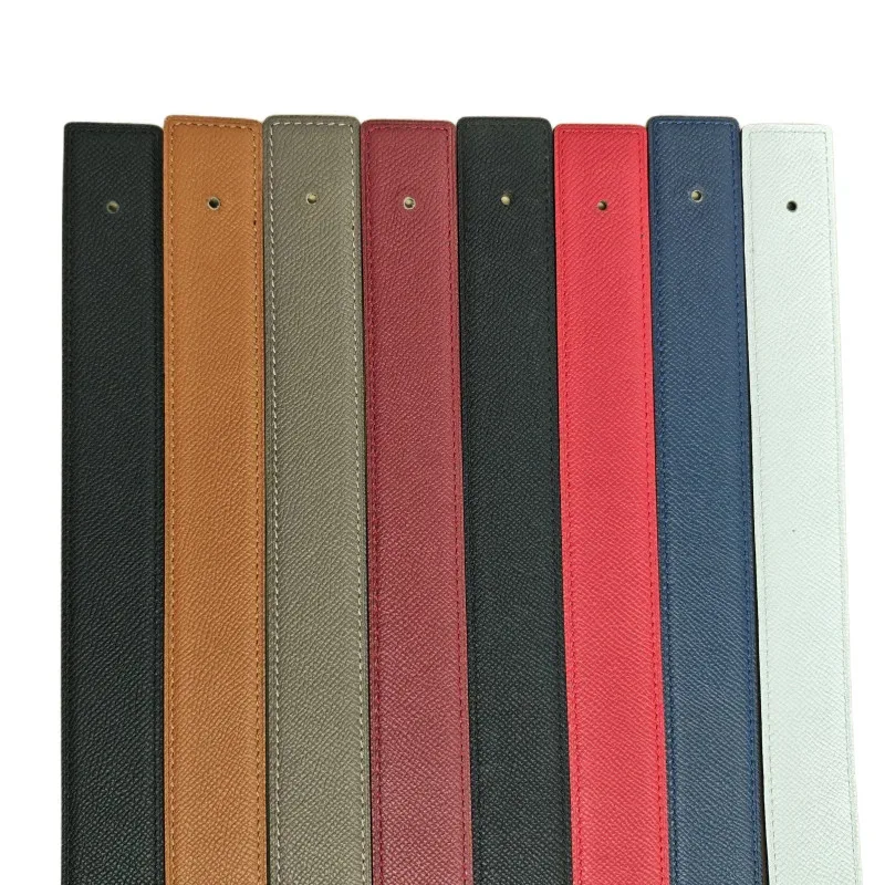 リバーシブル本革ベルト-メンズ-レディース用-交換ベルトストラップ-バックルなし-幅125インチ