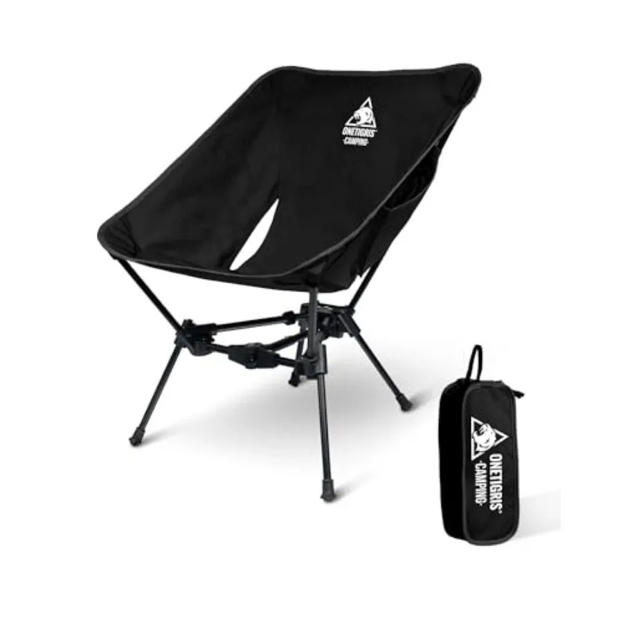 

Tigerblade Camping Chair Lightweight Folding Backpacking Hiking Chair Compact Portable 330 lbs Capacity