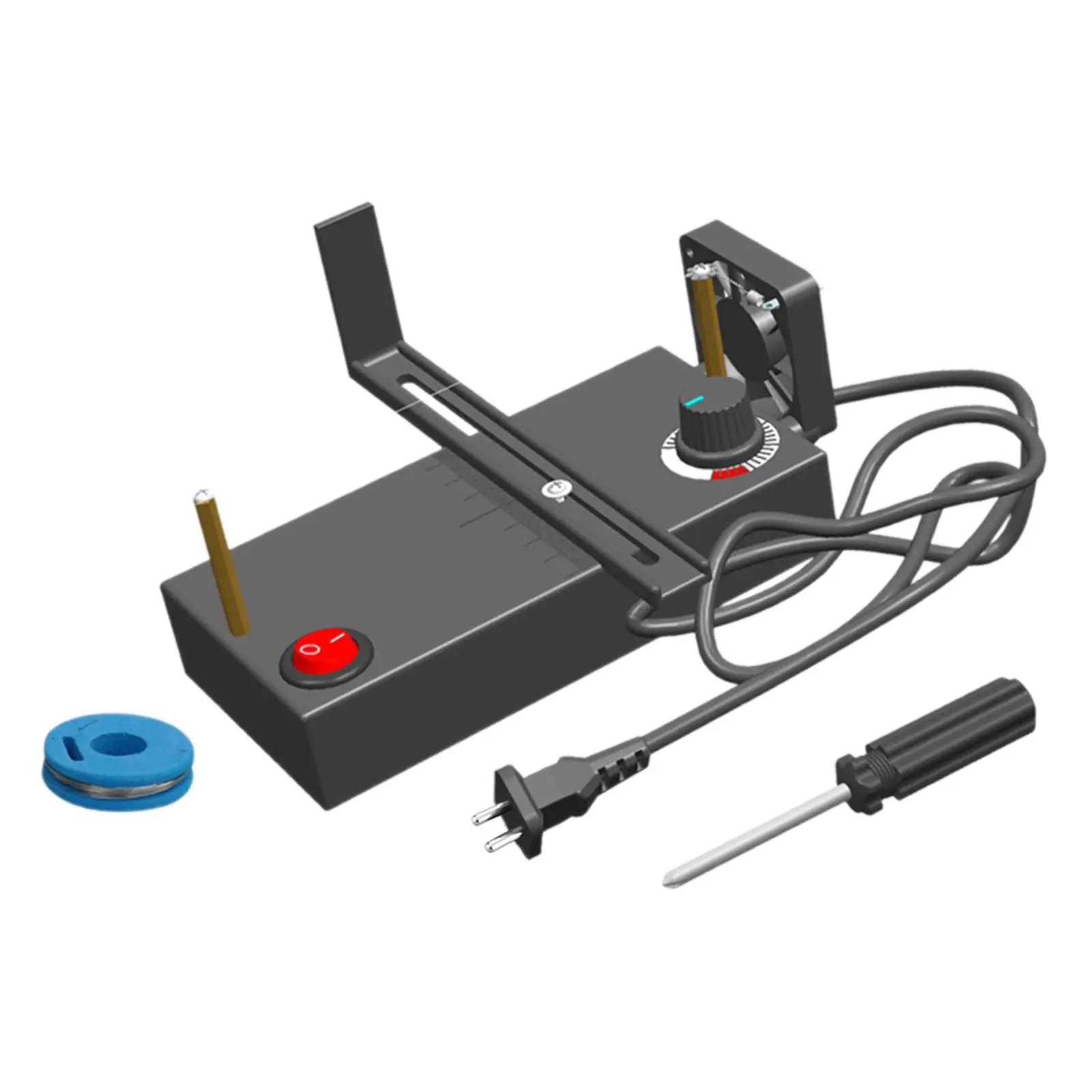 Heat Cutting Ribbon Cutter Electric Webbing Strap Hot Cutter Machine with Screwdriver for Apparel Workshop