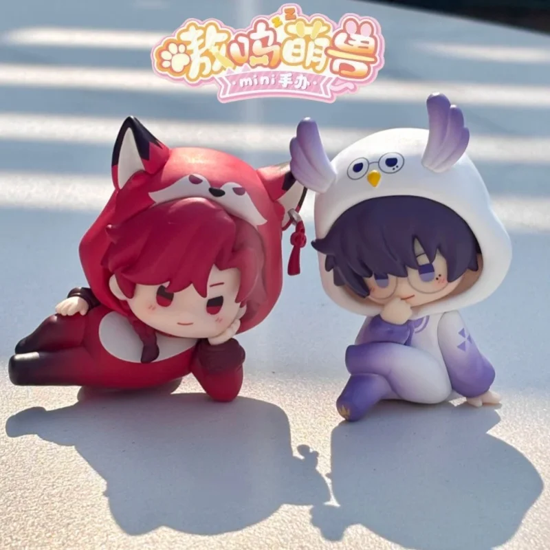 New Genuine Link Click Aww Monster Mini PVC Figure Mystery Blind Box Cute Anime Figures Desktop Decoration Toy Birthday Gift
