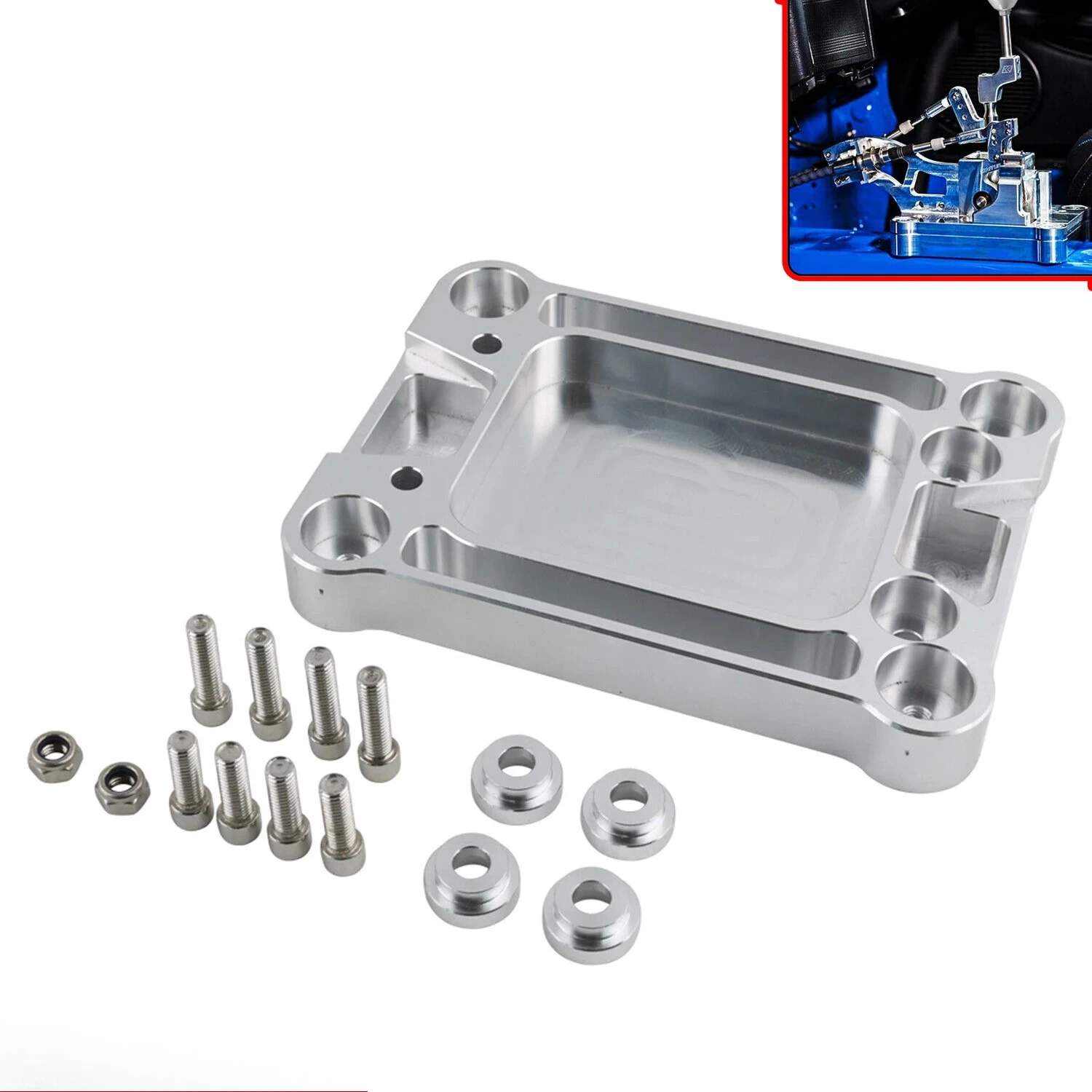 For Civic Integra RSX K-Series K20 K24 Engine EG EK Billet Shifter Base Plate