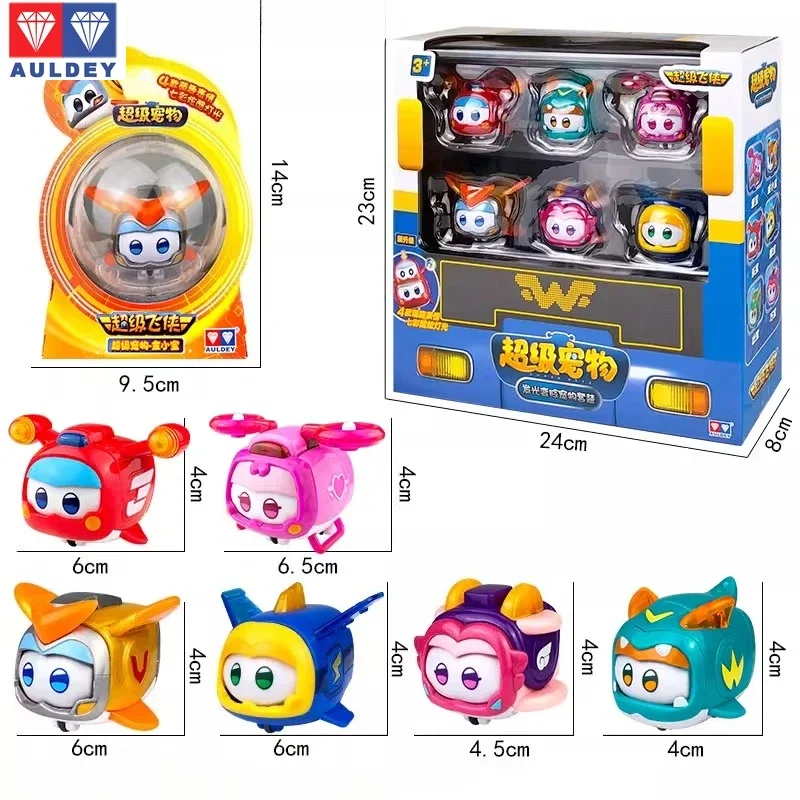 AULDEY ‌   Super Wing – Mini Bus de Transformation Original saison 13, peut être utilisé pour le modèle de téléphone, cadeaux de vacances, en Stock